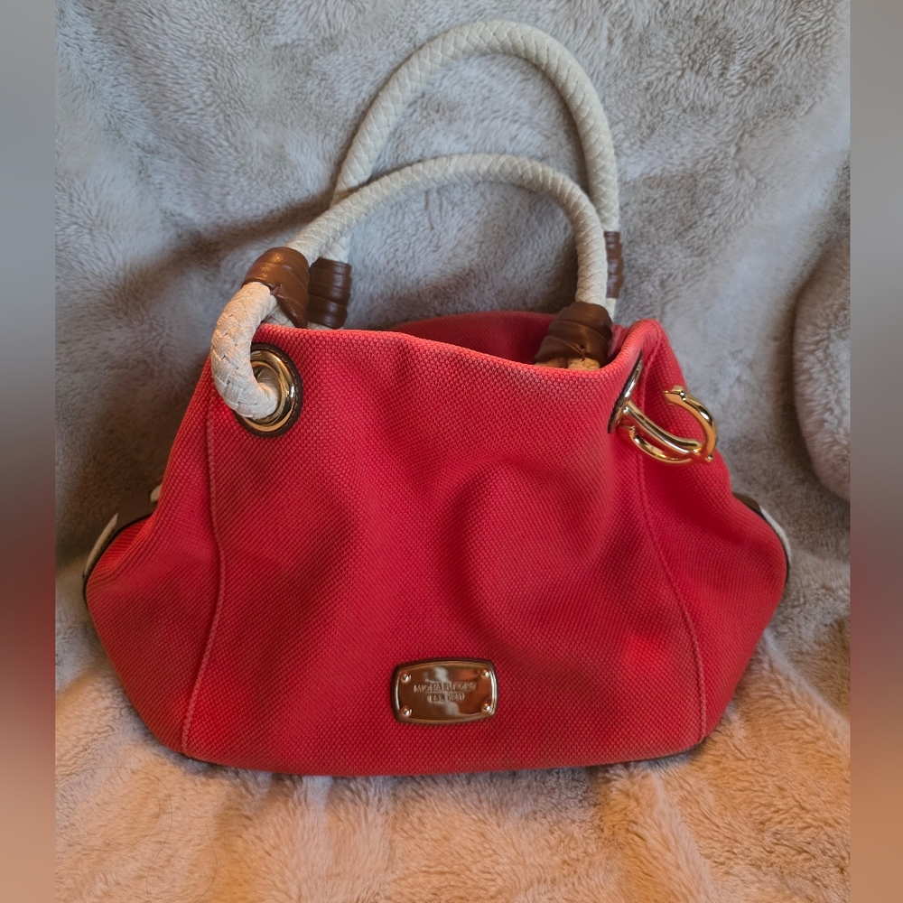 MICHAEL KORS | Marina Tangerine Anchor Tote - Picture 13 of 14